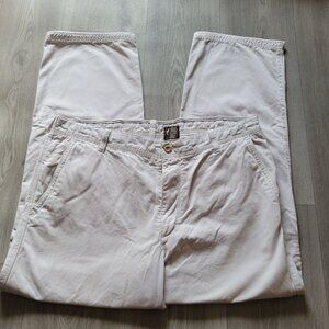 Timberland Mens White Khaki Chino Pants Size 38/30 100% Cotton